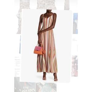 RACHEL Rachel Roy Strappy Striped Maxi Dress Size 4